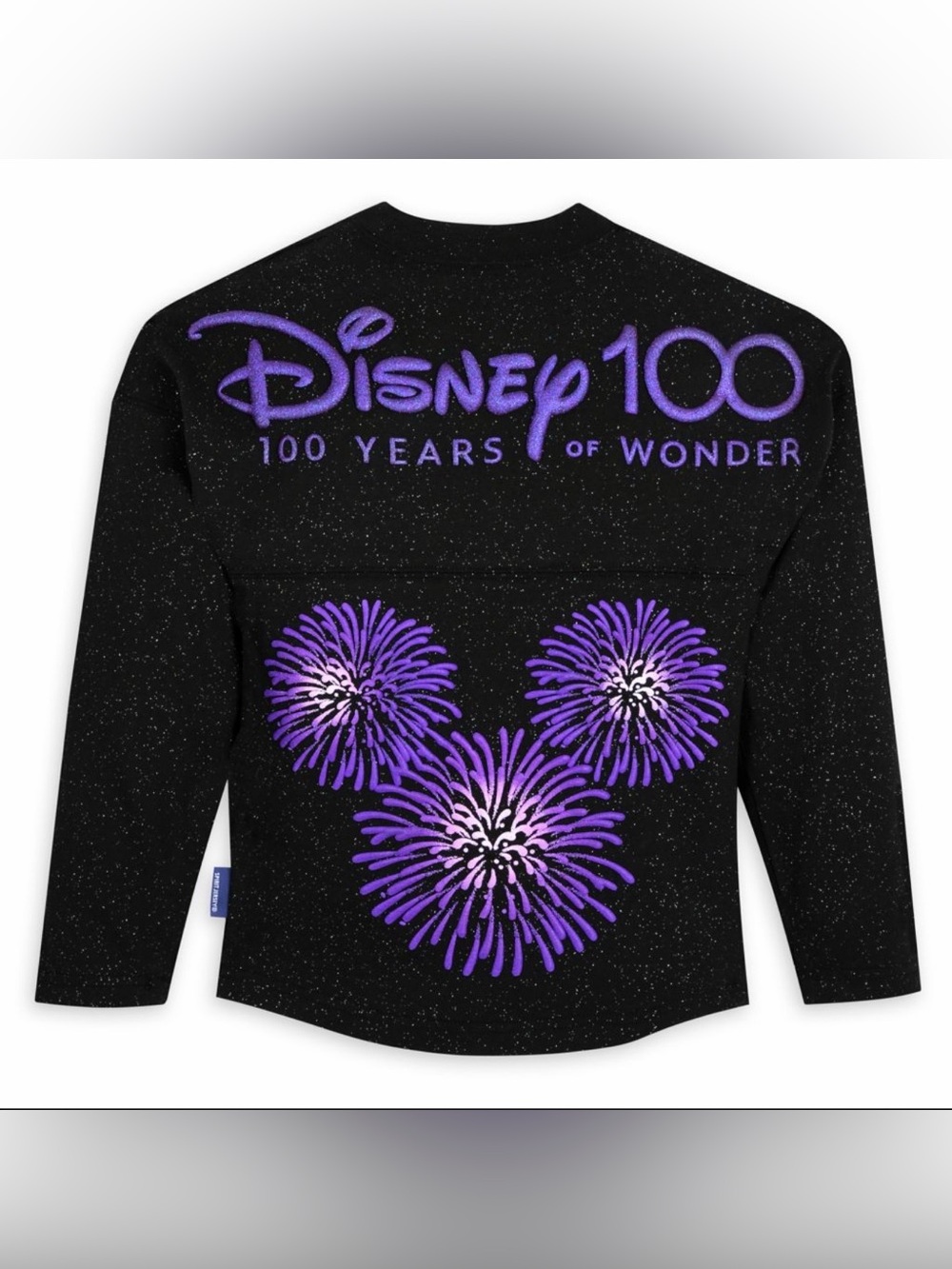 DISNEY 100 Platinum Celebration Puff Print Long Sleeve - M (7-8)
